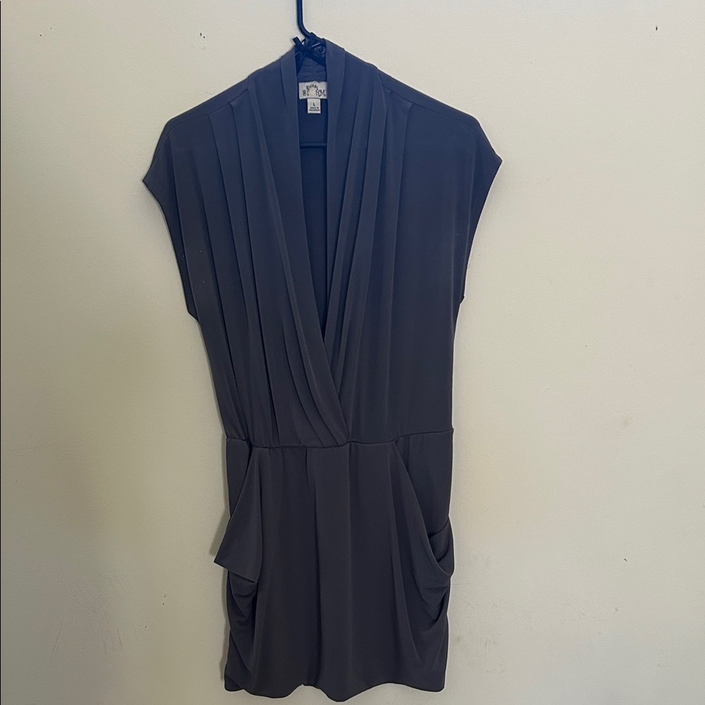 Sweet Storm Gray High Low Dress